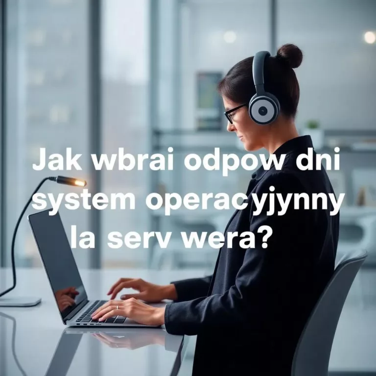 Jak wybrać odpowiedni system operacyjny dla serwera?