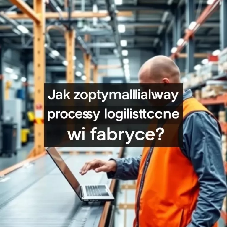 Jak zoptymalizować procesy logistyczne w fabryce?